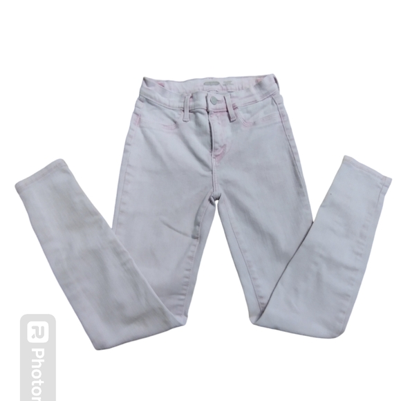 2/$10 Great condition! Old Navy Ballerina Pink Washed high-rise jeggings Size 12 - Picture 4 of 7